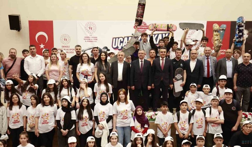 Denizli’de Uçan Kaykay projesi start aldı