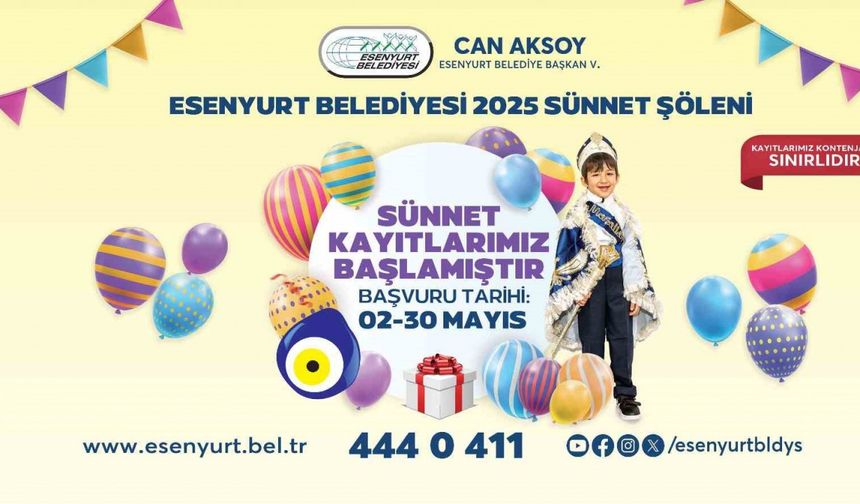 Esenyurt’ta toplu sünnet kayıtları başladı