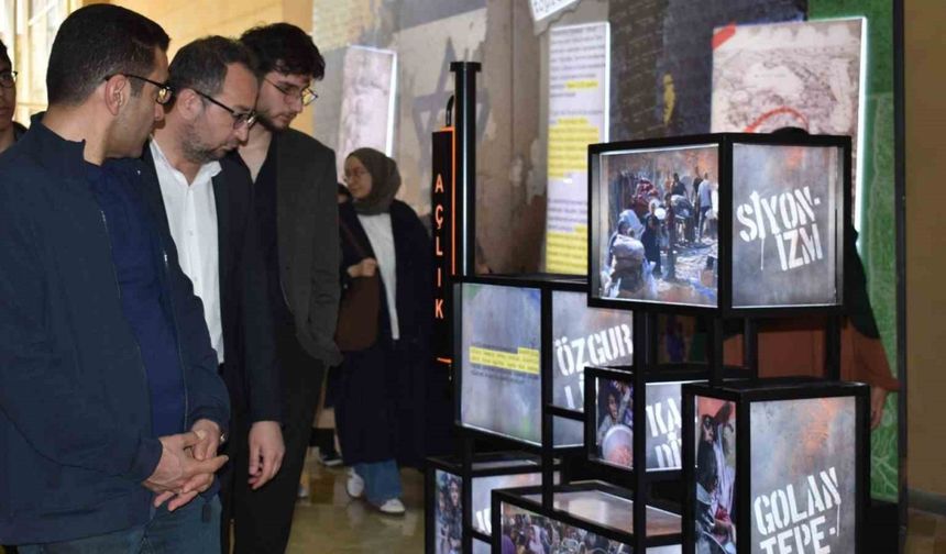 Filistin’deki soykırımı anlatan "Hafıza Sergisi" açıldı