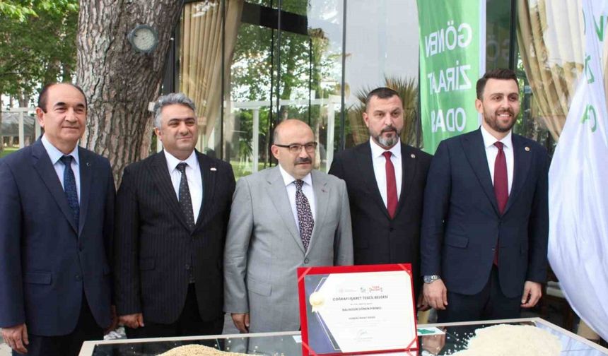Gönen Baldo Pirinci artık tescilli