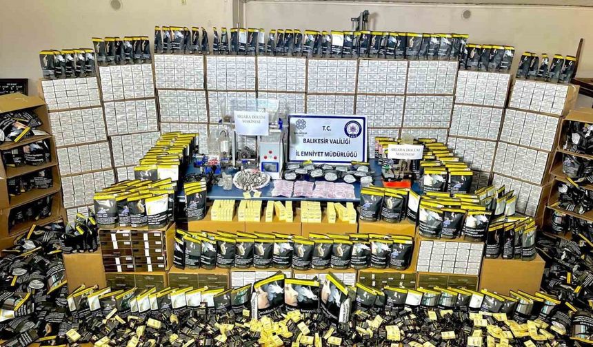 Gönen’de kaçak tütün operasyonu: 5 şüpheli gözaltında