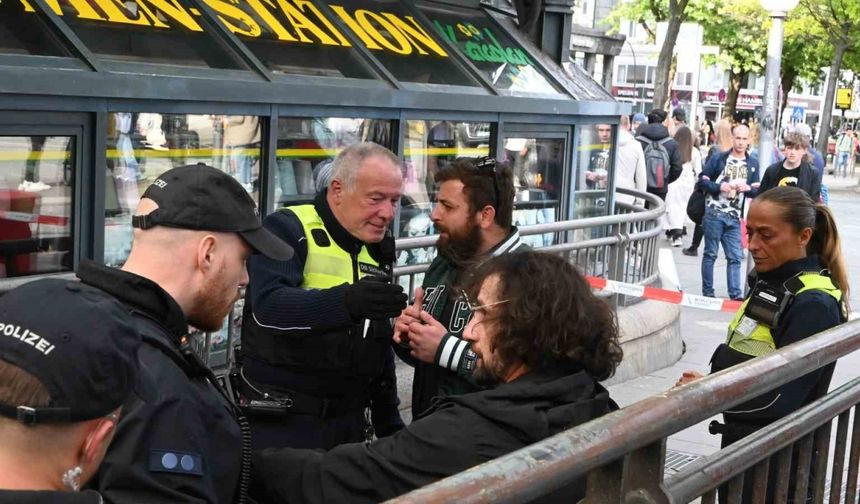 Hamburg’da tren istasyonunda "silah ve kesici alet" araması