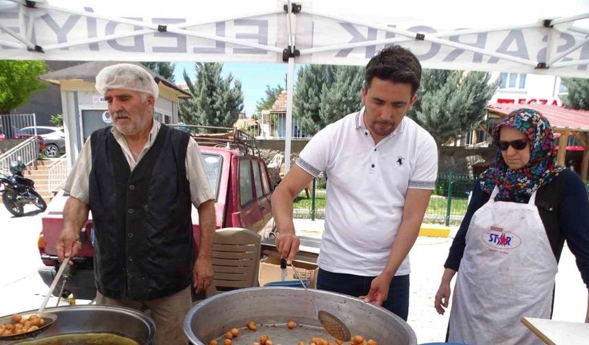 Hisarcık İlçe Devlet Hastanesi’nde geleneksel lokma hayrı
