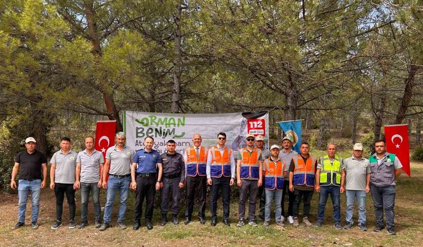 Hisarcık’ta orman yangınlarına karşı "Orman Benim" kampanyası