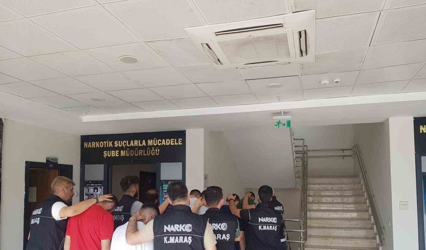 Kahramanmaraş’ta uyuşturucuya 14 tutuklama