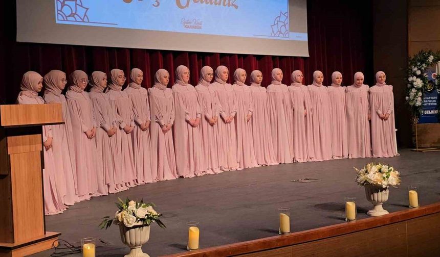 Karabük’te "Örgün Eğitimle Birlikte Hafızlık Projesi" ilk meyvelerini verdi