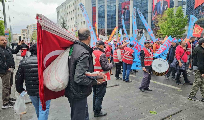 Kayseri’de 1 Mayıs coşkusu