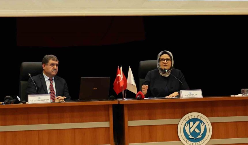 KAYÜ’de, ’İngiliz Hristiyan Siyonizmi ve Filistin Meselesinin Oluşumu’ konulu konferans düzenlendi