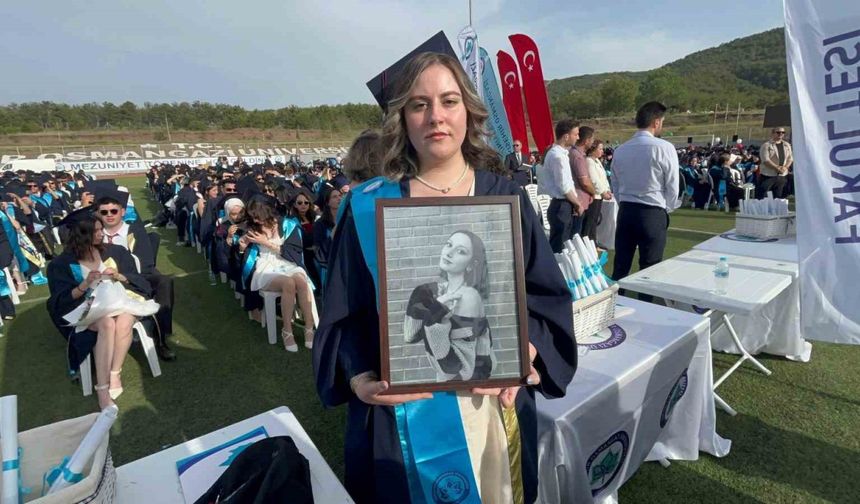 Kep atan öğrenciler 6 Şubat depremlerinde hayatını kaybeden arkadaşlarını unutmadı