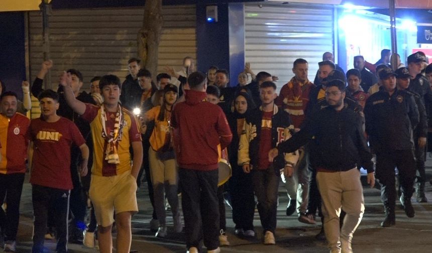 Kırklareli’nde kupa coşkusu