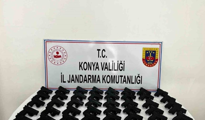 Konya’da jandarmadan silah operasyonu