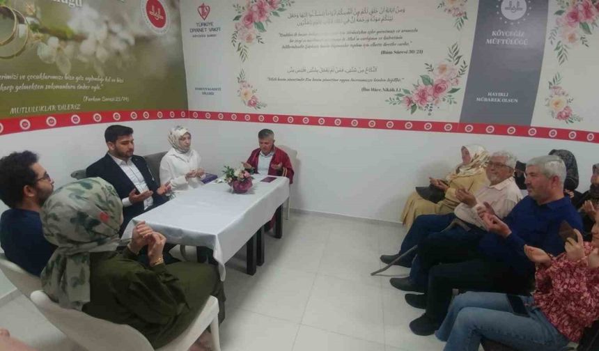 Köyceğiz Müftülüğü’nün yeni nikah salonu açıldı