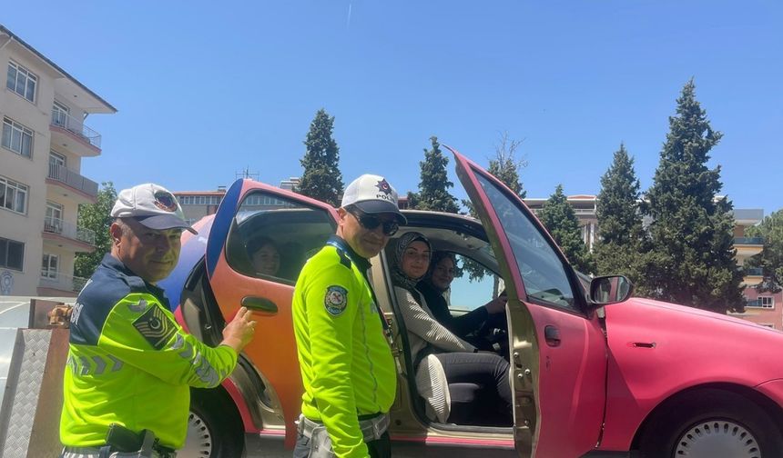 Kula’da emniyet kemerinin önemi simülasyon aracı ile anlatıldı