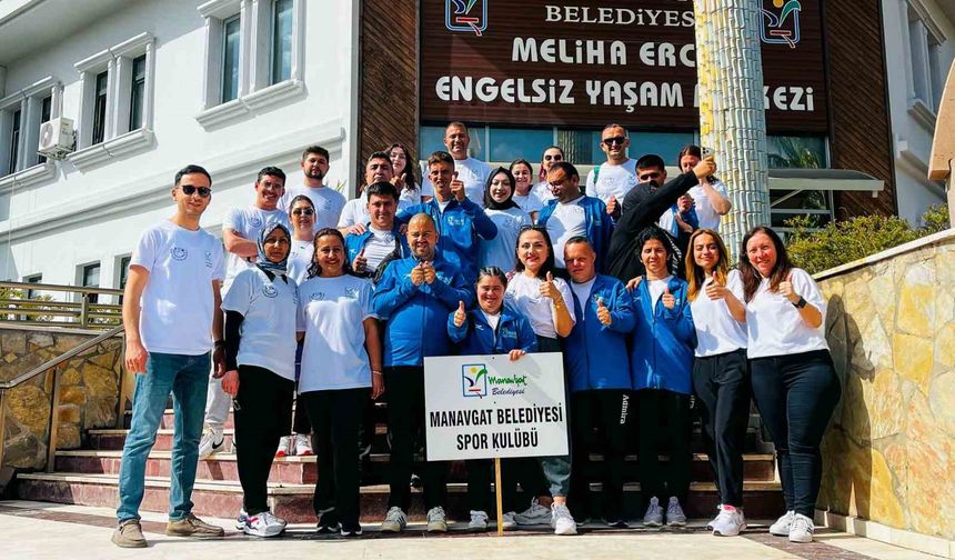 Manavgat’ın özel sporcuları madalyaları topladı