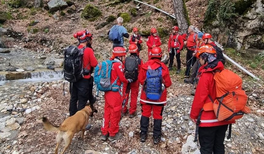Mantar toplamaya gidip kaybolan dağcıyı arama çalışmaları 6 gündür devam ediyor