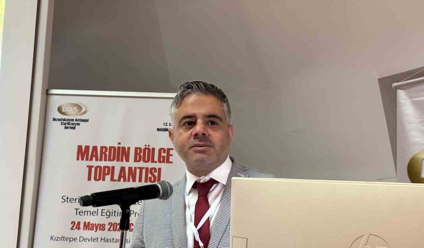 Mardin’de 350 sağlık çalışanının katılımı ile sterilizasyon ve dezenfeksiyon eğitimi verildi