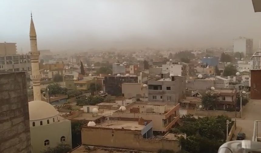Mardin’de toz taşınımı günlük yaşamı olumsuz etkiledi