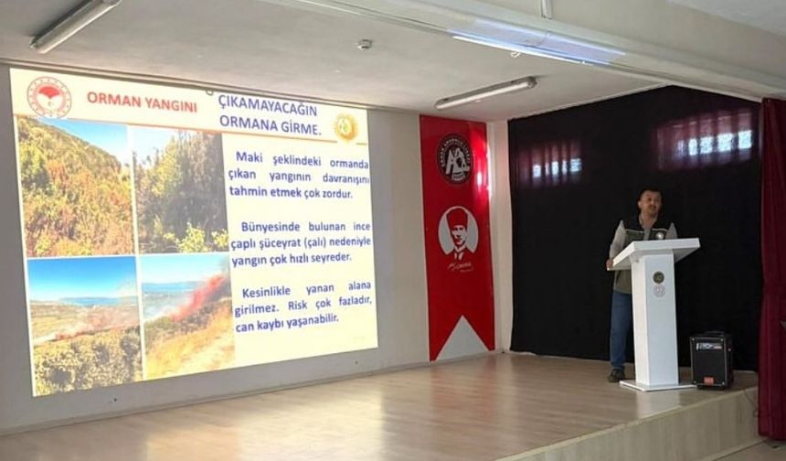 Marmara ve Erdek’te orman yangınlarına karşı eğitim