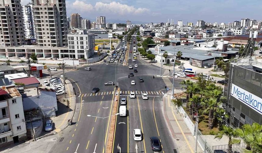 Mersin’in ulaşımında konfor ve güvenliği artırmak amacıyla kavşaklar yenileniyor
