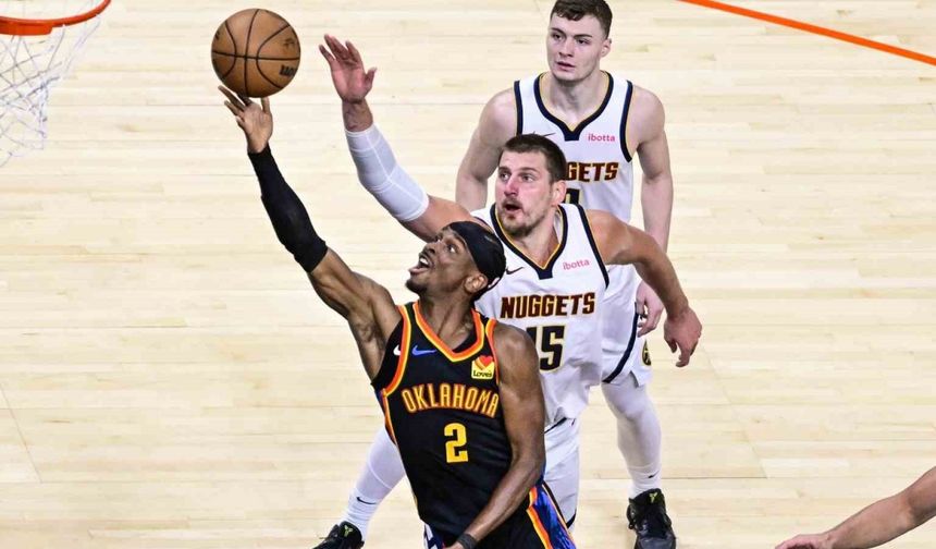 Oklahoma City Thunder, Denver’a 43 sayı fark attı, seriyi eşitledi
