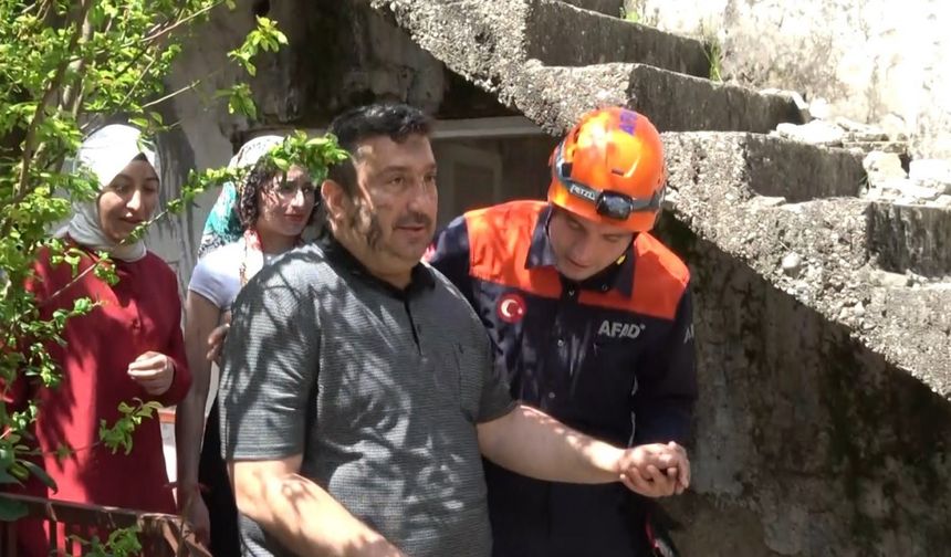 Orman yangını afetine karşı saniyelerle yarıştılar