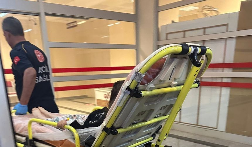 Otomobilden düşen çocuk yaralandı