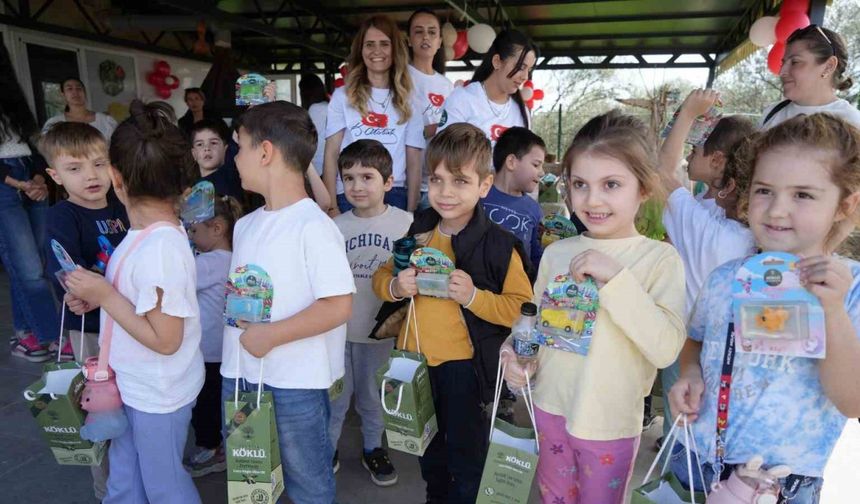 Oyuncaklı sabunla çocuklara hijyen alışkanlığı kazandırıyor