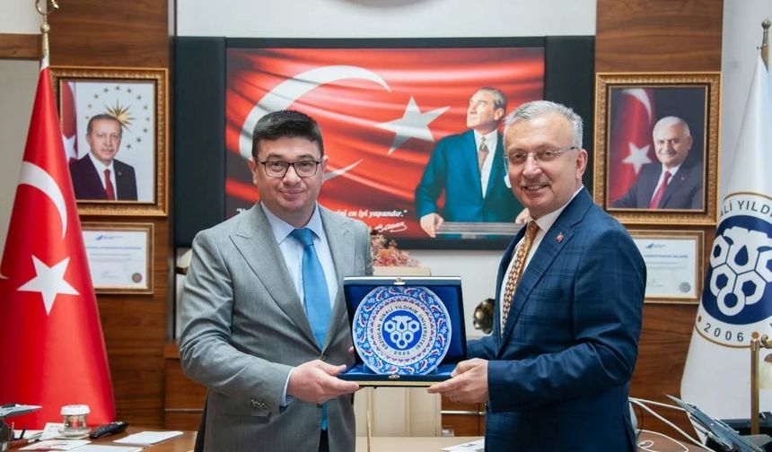 Rektör Levent, Azerbaycan Kars Başkonsolosu Zamin Aliyev’i ağırladı