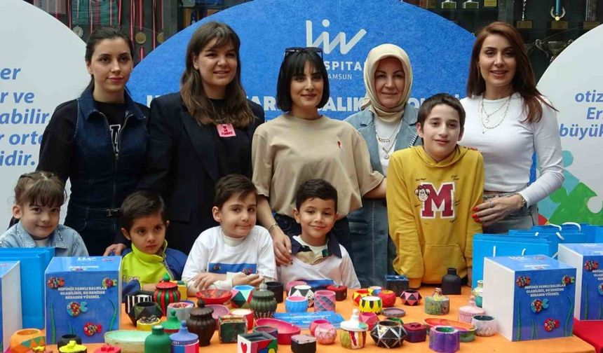 Samsunlu anne ve çocuklardan otizmli çocuklara destek