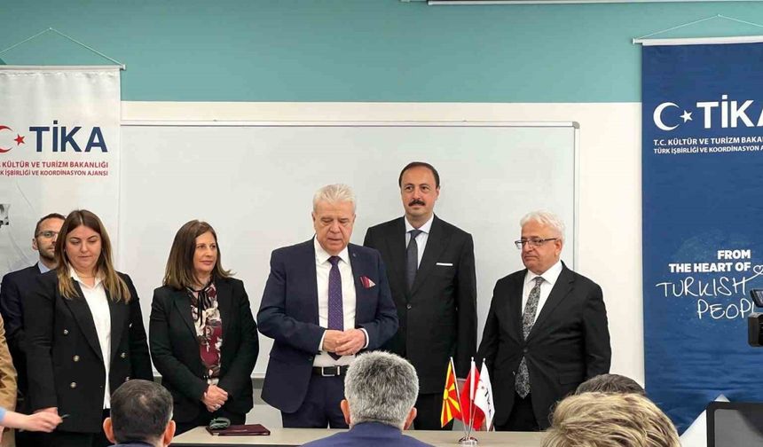TİKA. Kuzey Makedonya’da Türkçe eğitim sınıflarını yeniliyor