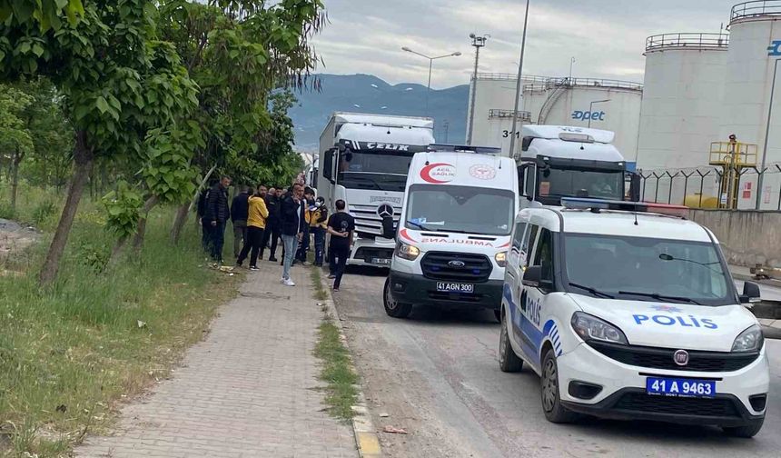 Tır sürücüsü araçta asılı halde ölü bulundu