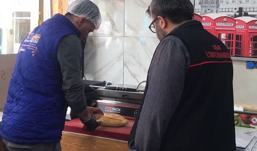Uşak’ta gıda üretimi ve satış yapan işletmelere sıkı denetim