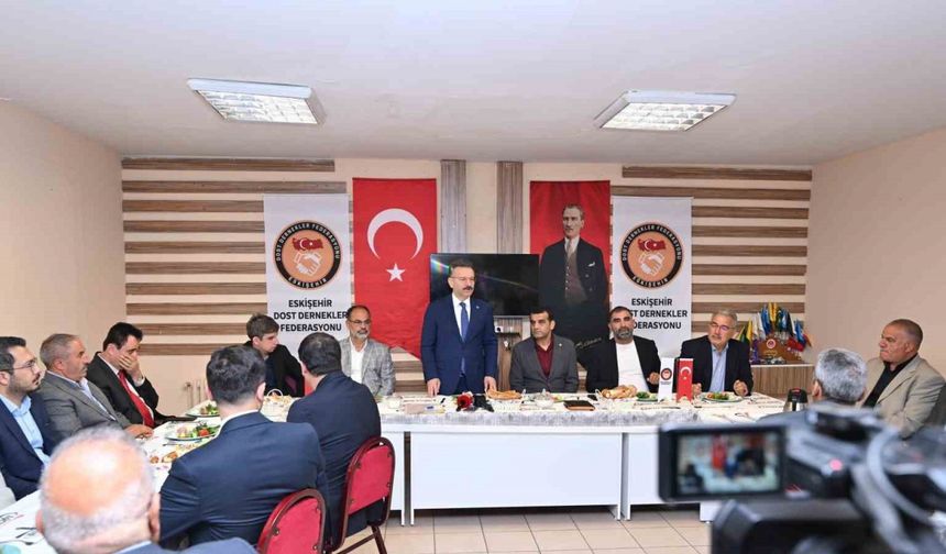 Vali Aksoy, Dost Dernekler Federasyonu’na iade-i ziyarette bulundu