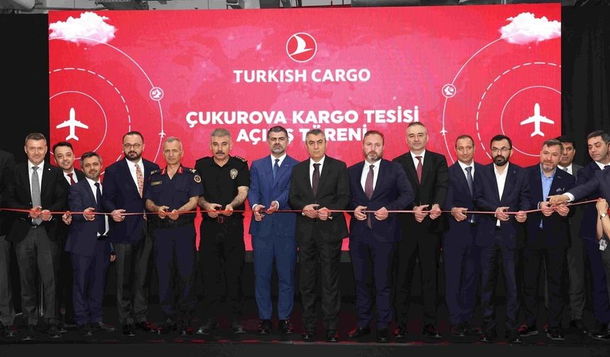 Vali Toros’un katılımıyla THY’nin kargo tesisi hizmete açıldı