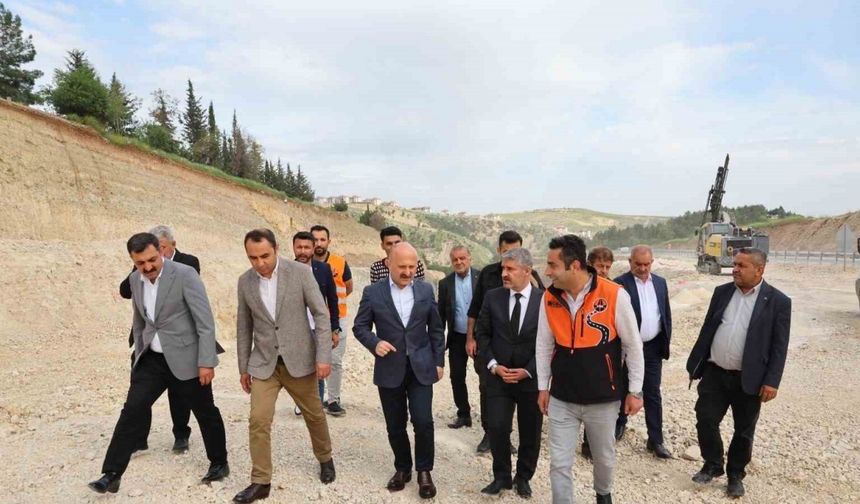 Vali Varol, Besni çevre yolunda incelemelerde bulundu