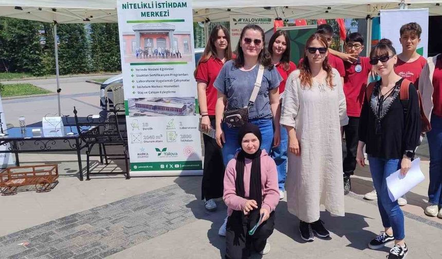 Yalova Mesleki ve Teknik Eğitim Fuarı ilgi gördü