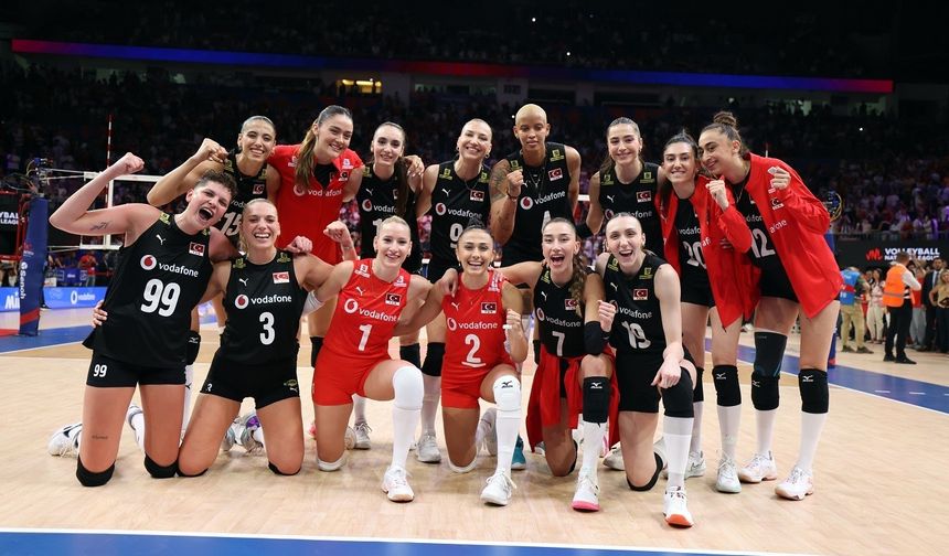A Milli Kadın Voleybol Takımı, Milletler Ligi'nde 7'de 7 yaptı