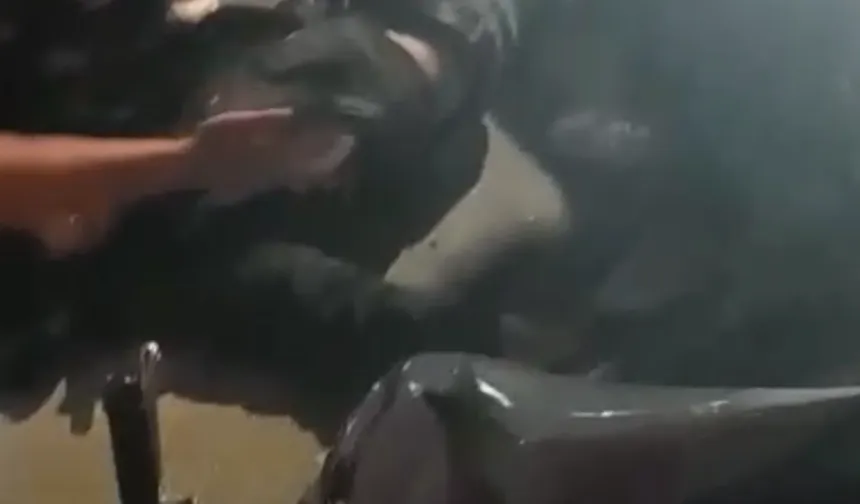 Otomobil ile çarpışan kurye yaralandı