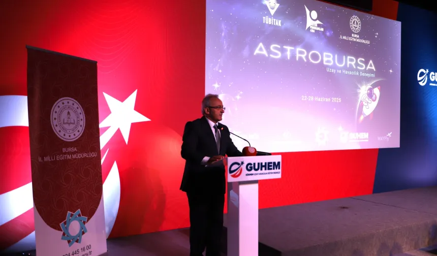 Uzay ve Havacılık Deneyimi “AstroBursa” projesi GUHEM’de başladı