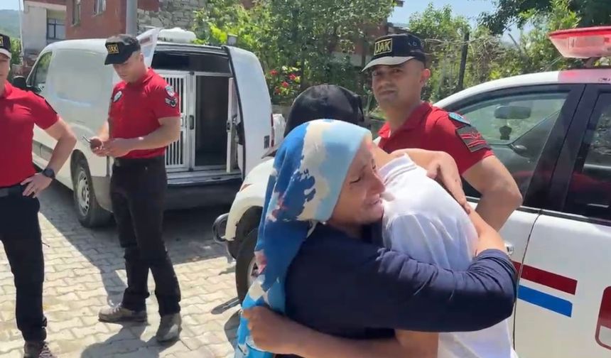 5 gün sonra bulunan Koçak, hastaneye sevk edildi