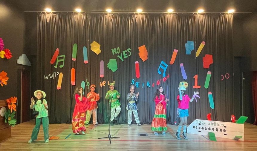 Adıyaman Doğa Kolejinde Dil Festivali coşkusu
