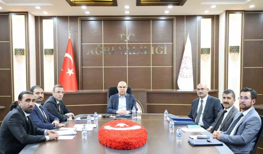Ağrı’da haftalık çalışma grubu toplantısı yapıldı