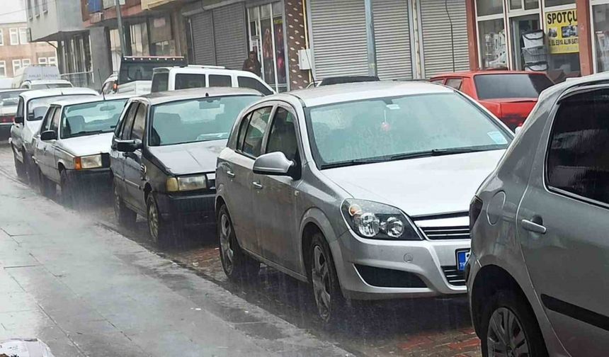 Ahlat’ta şiddetli yağmur etkili oldu