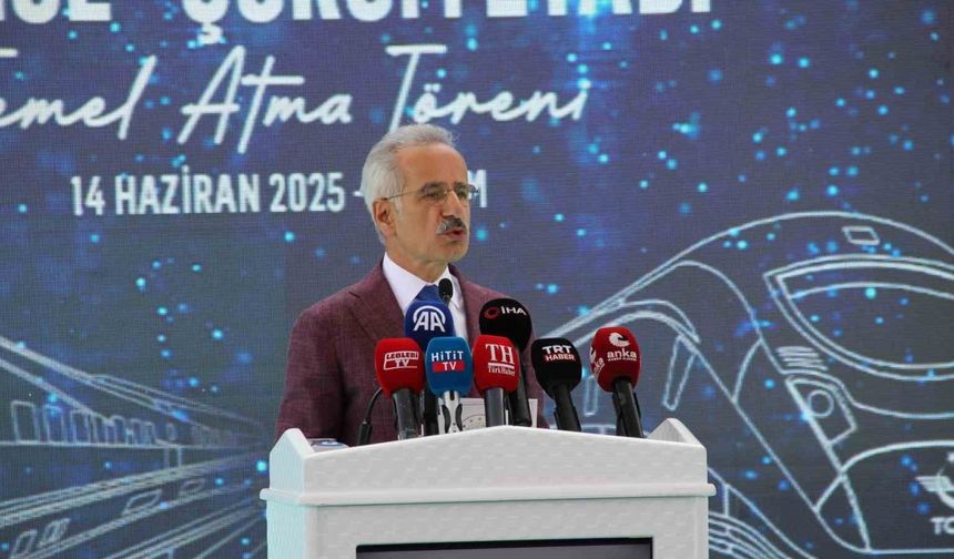 Ankara-Kırıkkale-Çorum-Samsun Hızlı Tren Projesi’nde Delice-Çorum etabının temeli atıldı