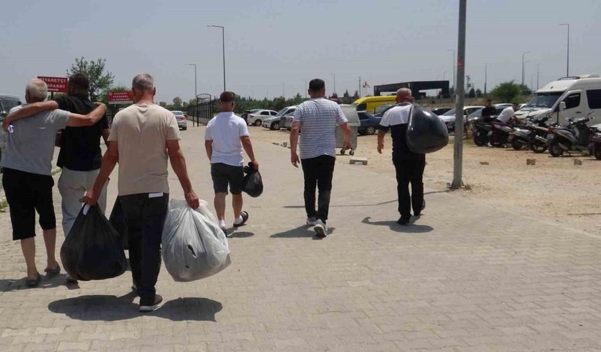 Antalya’da infaz düzenlemesiyle tahliyeler başladı, bayram sevinci ikiye katlandı