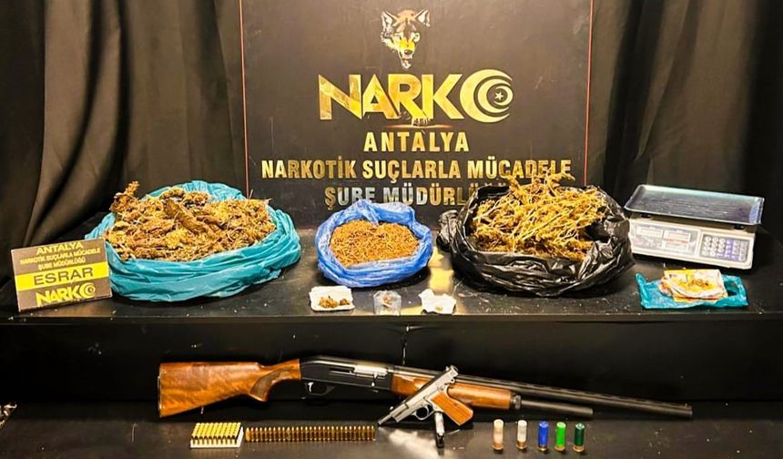 Antalya’da uyuşturucu operasyonu: 11 tutuklama