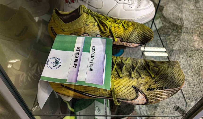 Arda Güler’i, Real Madrid’e transfer ettiren kramponlar bu müzede