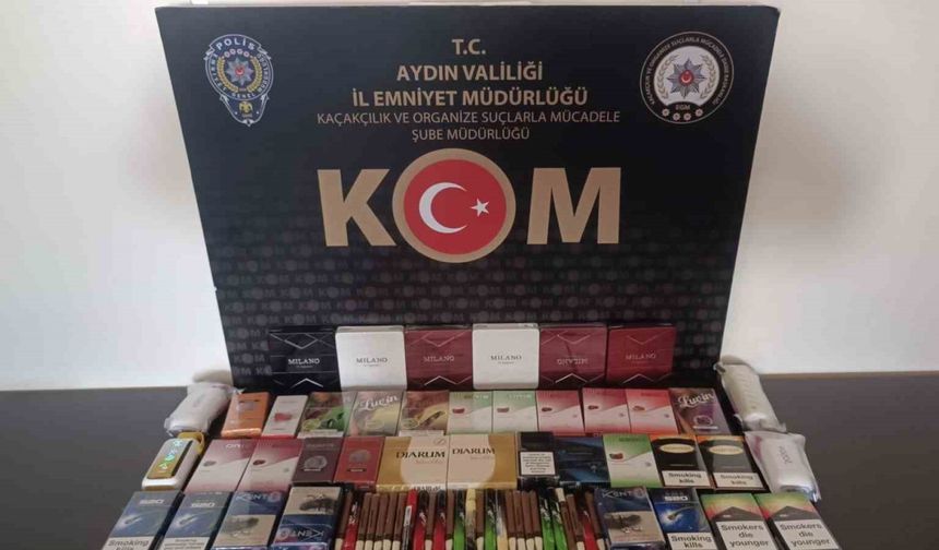 Aydın’da KOM ekipleri kaçakçılığa geçit vermiyor