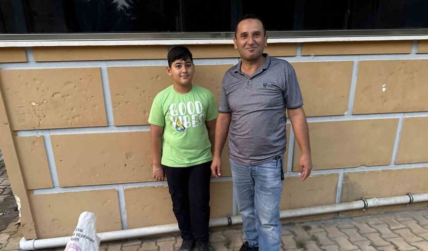 Balık ağıyla kuşu kurtardı