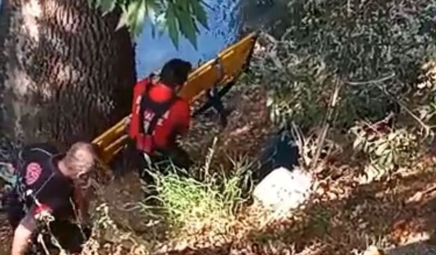 Balık tutarken 15 metreden düştü
